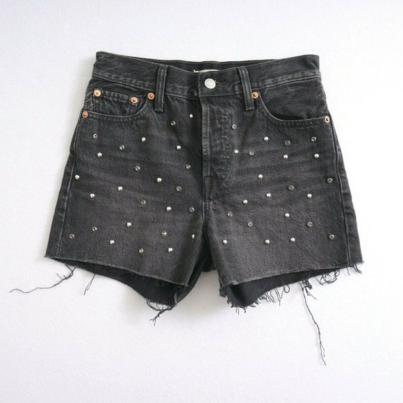 Levis Womens Wedgie High Waisted Jean Denim Cutoff